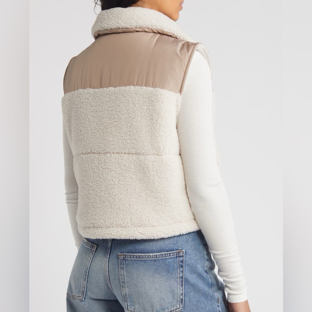 Thread & Supply Cream and Tan Vest - Picture 2 of 7